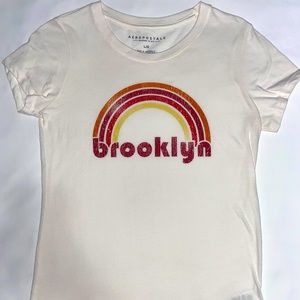 White graphic t-shirt